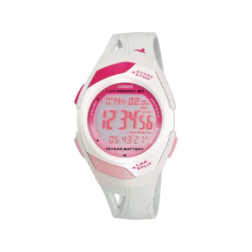 Image of Orologio Casio STR 300 7EG SPORTS bianco e Rosa 074