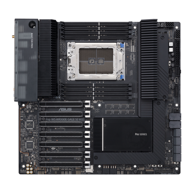 Image of ASUS WRX80E SAGE SE WIFI AMD WRX80 Socket SP3 ATX esteso