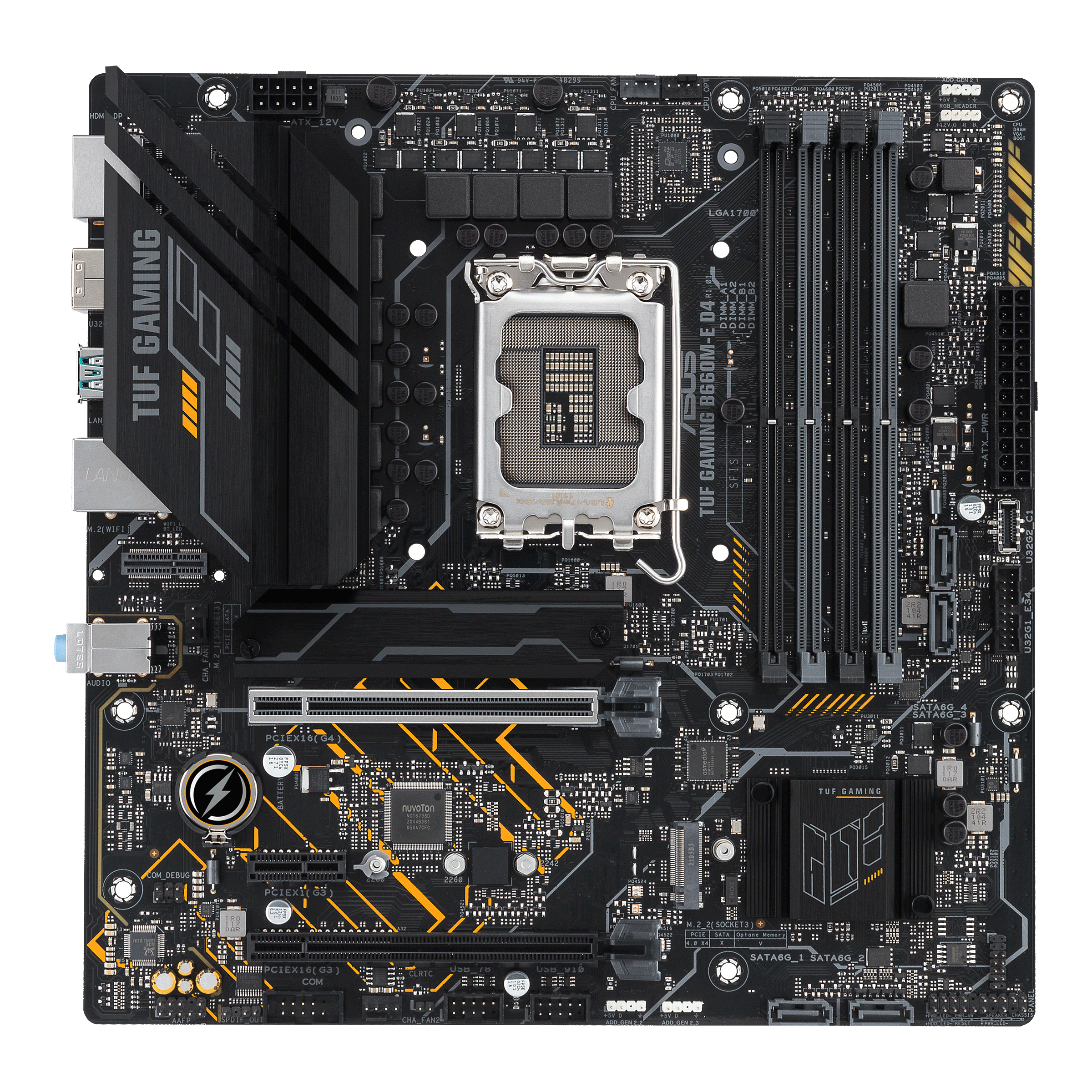 Image of ASUS TUF GAMING B660M E D4 Intel B660 LGA 1700 micro ATX