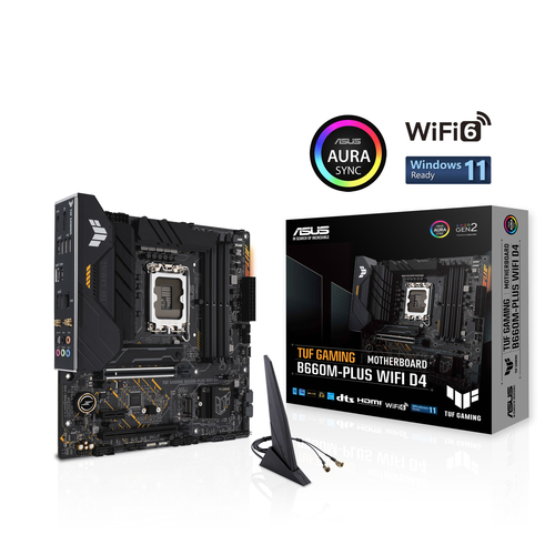 Image of ASUS TUF GAMING B660M- PLUS WIFI D4 Intel B660 LGA 1700 micro ATX 074