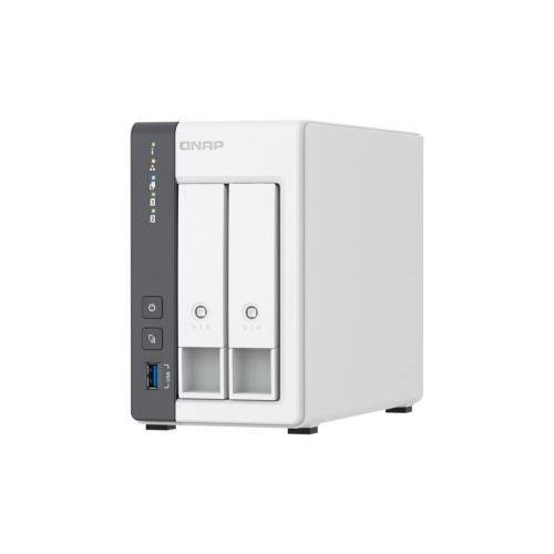 Image of QNAP TS-216G server NAS e di archiviazione Tower Cortex-A Cortex-A55 4 GB HDD Bianco 074