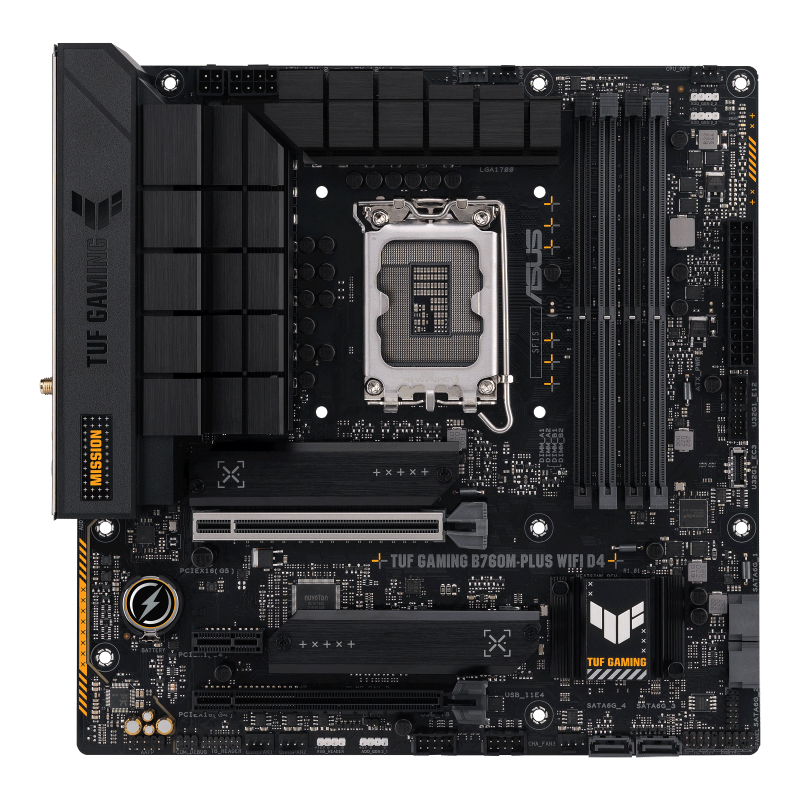 Image of ASUS TUF GAMING B760M-PLUS WIFI D4 Intel B760 LGA 1700 micro ATX 074