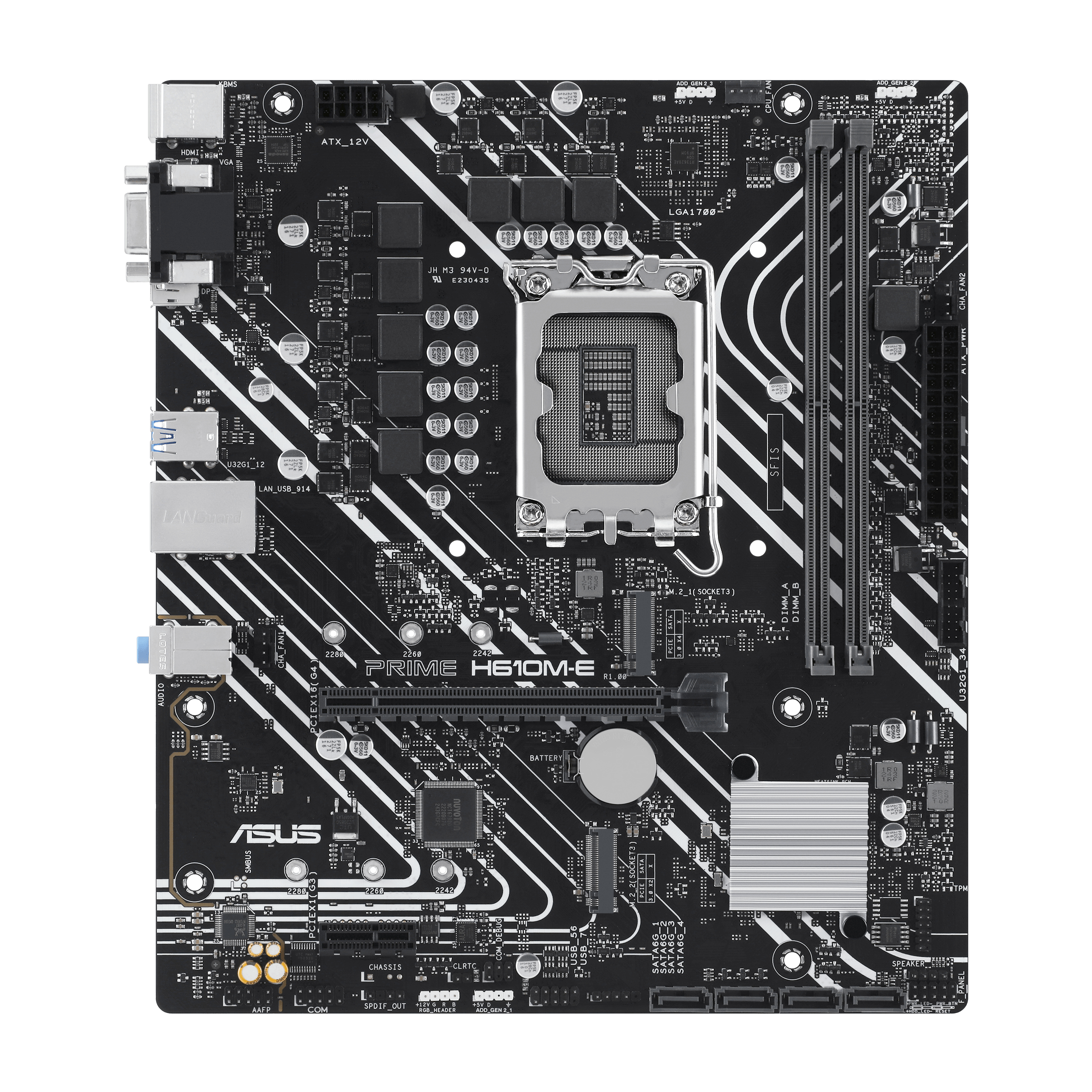 Image of ASUS PRIME H610M-E-CSM Intel H610 LGA 1700 micro ATX