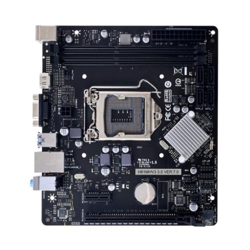 Image of MB BIOSTAR H81MHV3 3.0 LGA1150 H81 2DDR3 VGA+HDMI PCIE, MATX 074