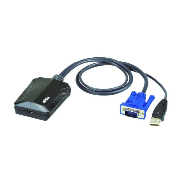 Image of ATEN Adattatore crash cart console KVM USB per laptop 074