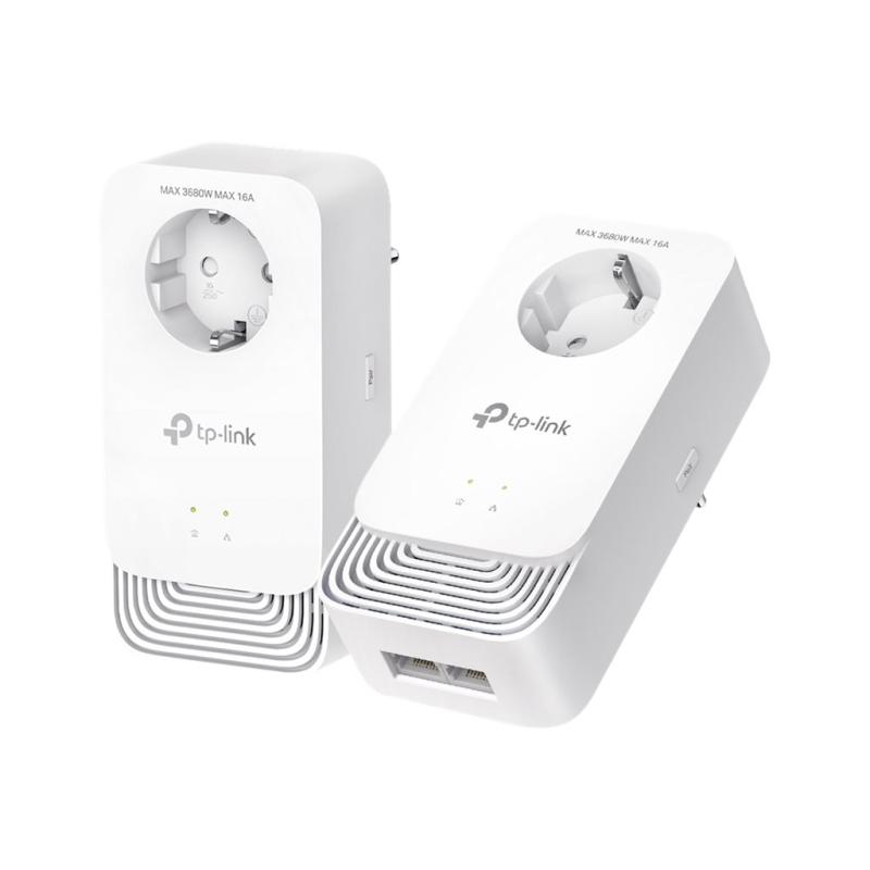 Image of TP-Link PG2400P KIT adattatore di rete PowerLine 1428 Mbit/s Collegamento ethernet LAN Bianco 2 pz 074