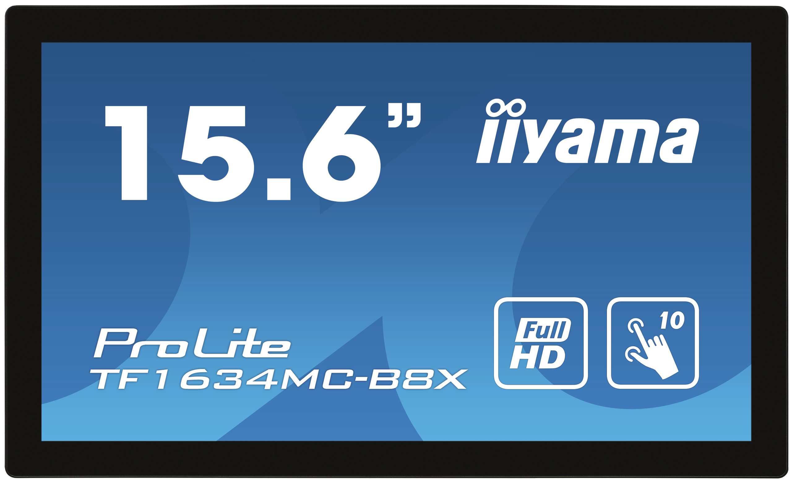 Image of iiyama ProLite TF1634MC-B8X Monitor PC 39,6 cm (15.6") 1920 x 1080 Pixel Full HD LED Touch screen Multi utente Nero 074