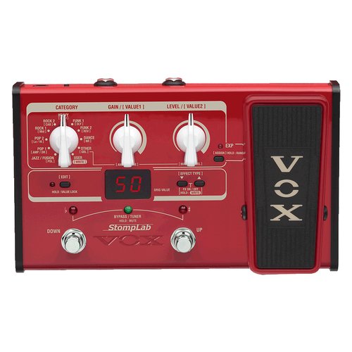 Image of Multieffetto basso Vox SL2B STOMPLAB 2B rosso rosso 074