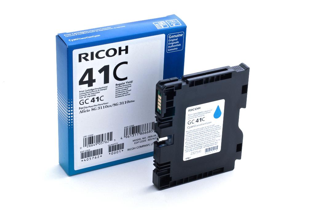 Image of Ricoh 405762 cartuccia Inkjet 1 pz Originale Resa standard Ciano