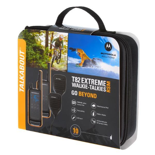 Image of Motorola Talkabout T82 Extreme Twin Pack ricetrasmittente 16 canali Nero, Arancione