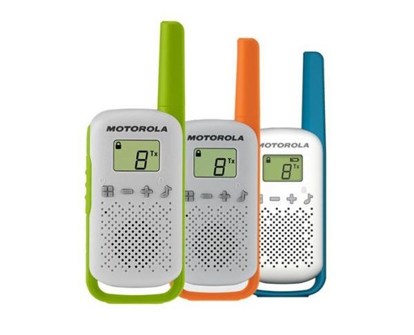 Image of Motorola T42 ricetrasmittente 16 canali Blu, Verde, Arancione, Bianco
