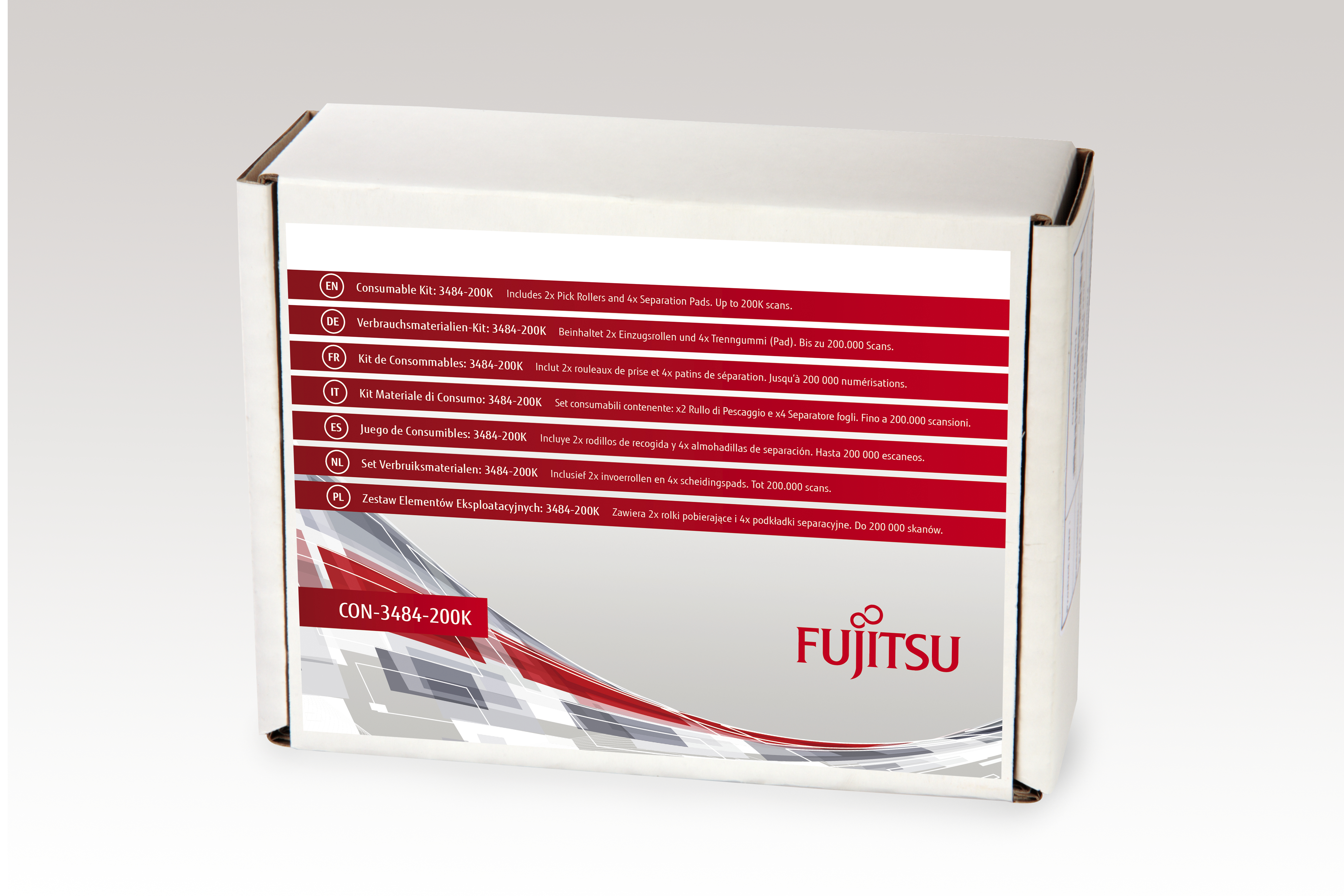 Image of Fujitsu 3484-200K Kit di consumabili 074