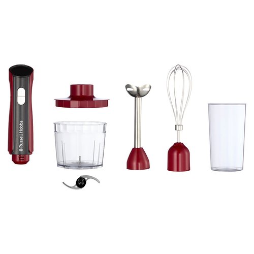 Image of Frullatore immersione Russell Hobbs 27140 56 DESIRE 3in1 rosso e nero 074