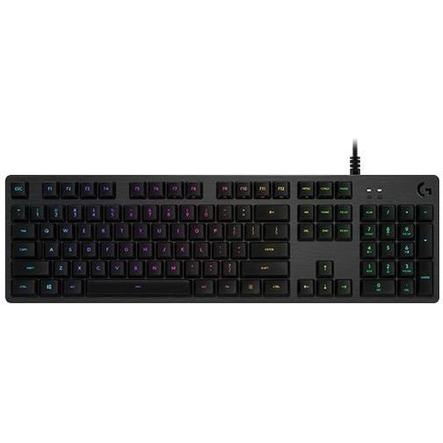 Image of Tastiera gaming Logitech G512 carbon lightsybc RGB 074