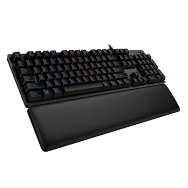 Image of LOGITECH G512 CARBON LIGHTSYNC RGB MECHANICAL GAMING KEYBOARD WITH GX RED SWITCHES - CARBON - US INTL - INTNL 074