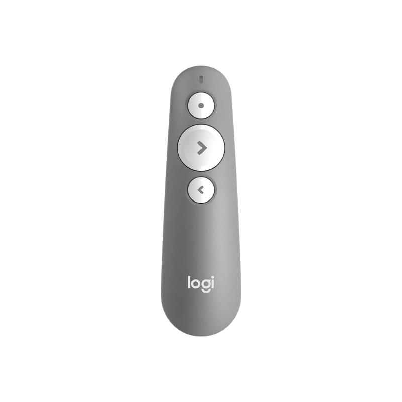 Image of Logitech R500 puntatore wireless Bluetooth/RF Grigio 074