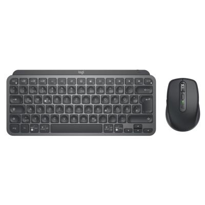 Image of Logitech 920-011054 tastiera Mouse incluso Ufficio RF senza fili + Bluetooth QWERTZ Tedesco Grafite 074