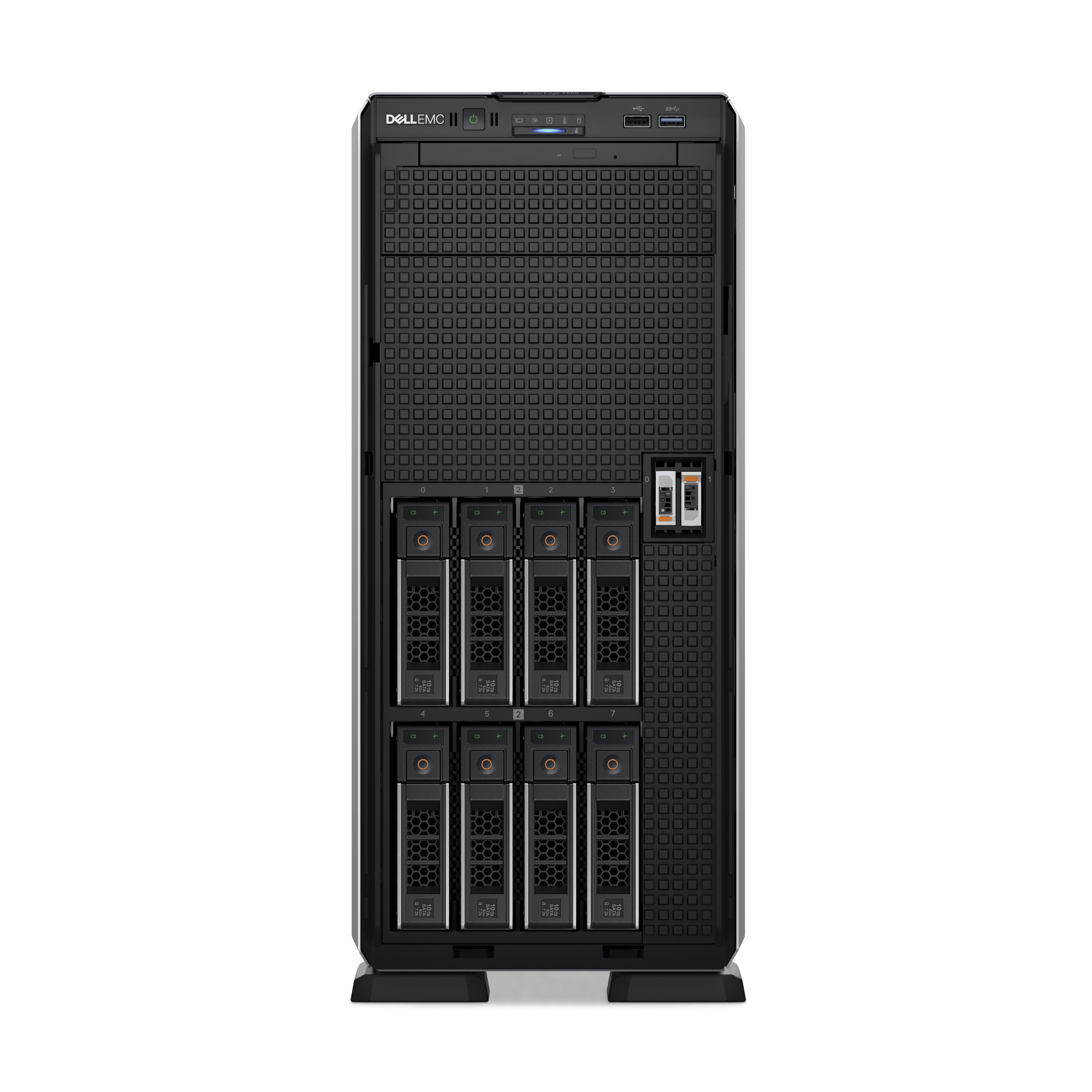 Image of DELL PowerEdge T550 server 480 GB Tower Intel® Xeon® argento 4314 2,4 GHz 32 GB DDR4-SDRAM 1100 W 074