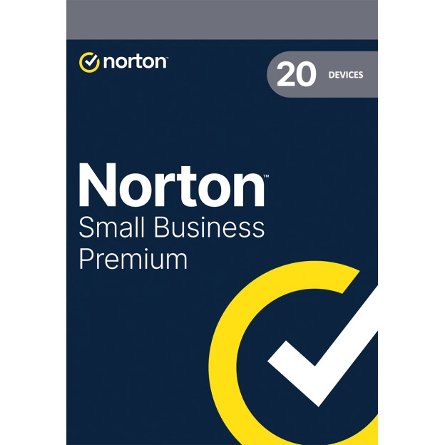 Image of NORTON SMALL BUSINESS PREMIUM - 500GB IT 1 USER 20 DEVICE 12 Mesi BOX 074