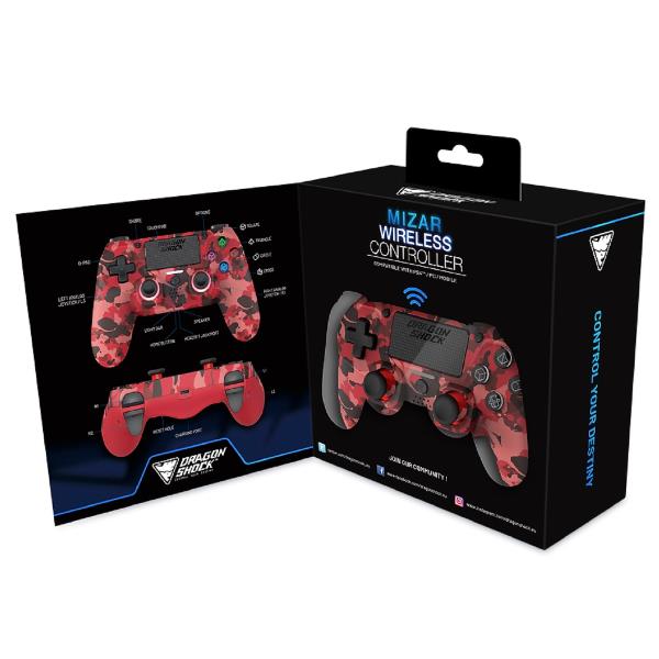 Image of MIZAR WIRELESS RED CAMO PS4 074