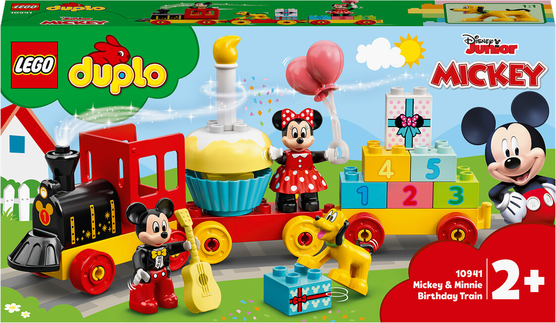 Image of LEGO DUPLO Disney 10941 Il Treno del Compleanno di Topolino e Minnie, Giochi Educativi per Bambini dai 2 Anni, Idea Regalo 074