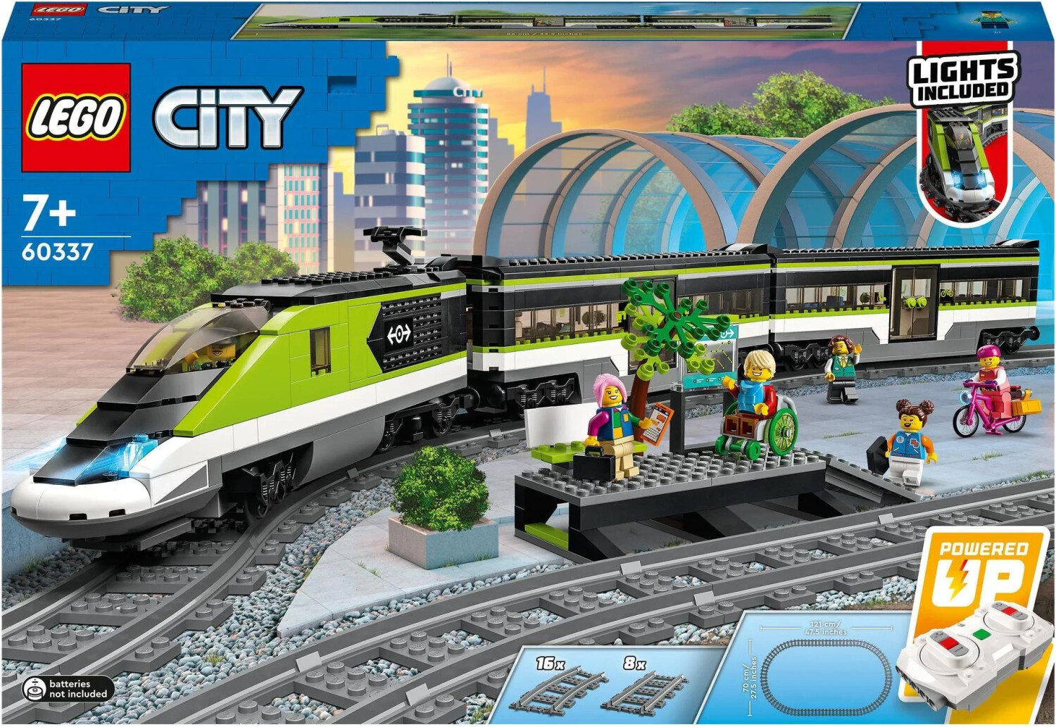 Image of Costruzioni LEGO 60337 CITY TRAIN Treno Passeggeri Espresso 074