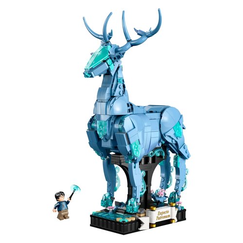 Image of LEGO Harry Potter 76414 Expecto Patronum Set 2 in 1 con Figure Animali, Cervo e Lupo, Regali per Adolescenti, Donne e Uomini 074