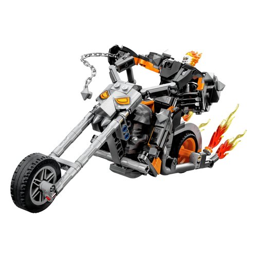 Image of LEGO Marvel 76245 Mech e Moto di Ghost Rider, Giocattolo con Action Figure Snodabile di Supereroe, Idea Regalo per Bambini 7+ 074