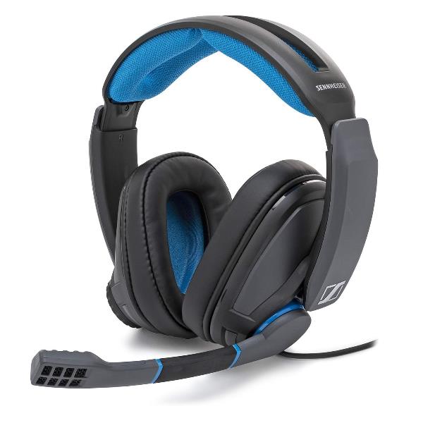 Image of EPOS | SENNHEISER GSP 300 Auricolare Cablato A Padiglione Gaming Nero, Blu 074