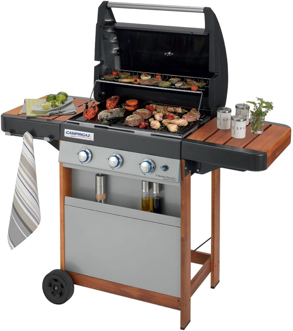 Image of BARBECUE A GAS 3 SERIES CLASSIC WOODY CAMPINGAZ 074