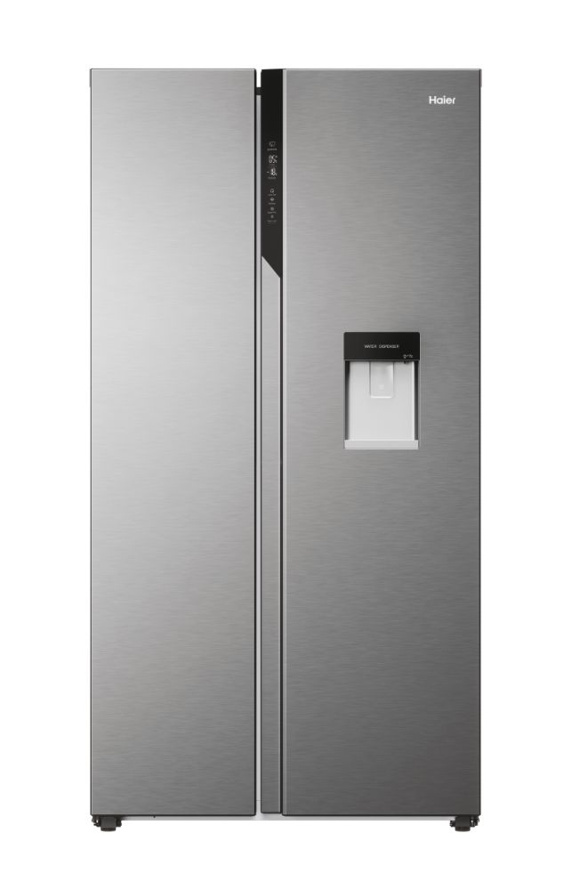 Image of Haier SBS 90 Serie 5 HSR5918DWMP frigorifero side-by-side Libera installazione 521 L D Platino, Acciaio inox 074