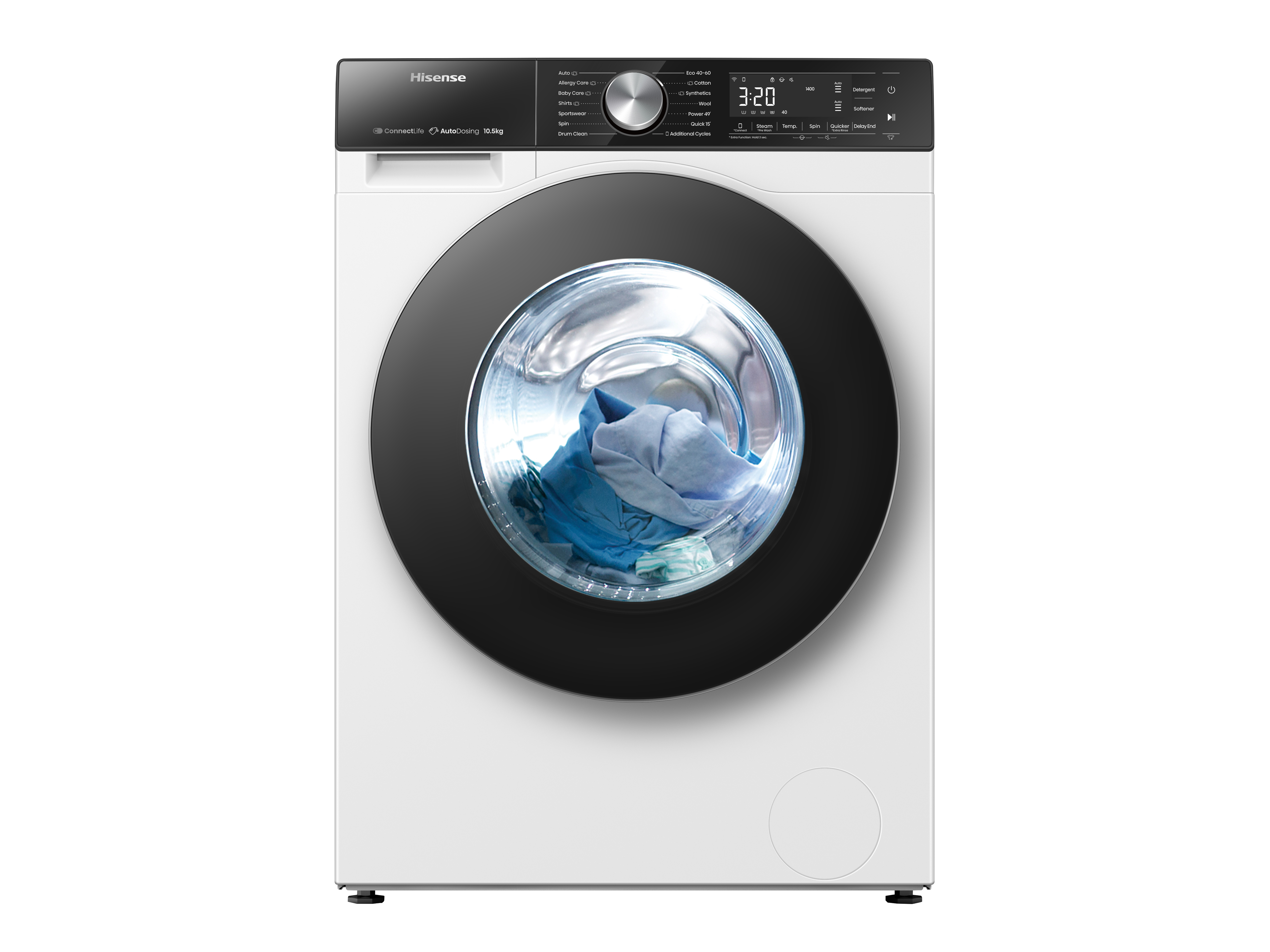 Image of Hisense WF5S1045BW lavatrice Caricamento frontale 10,5 kg 1400 Giri/min Bianco 074