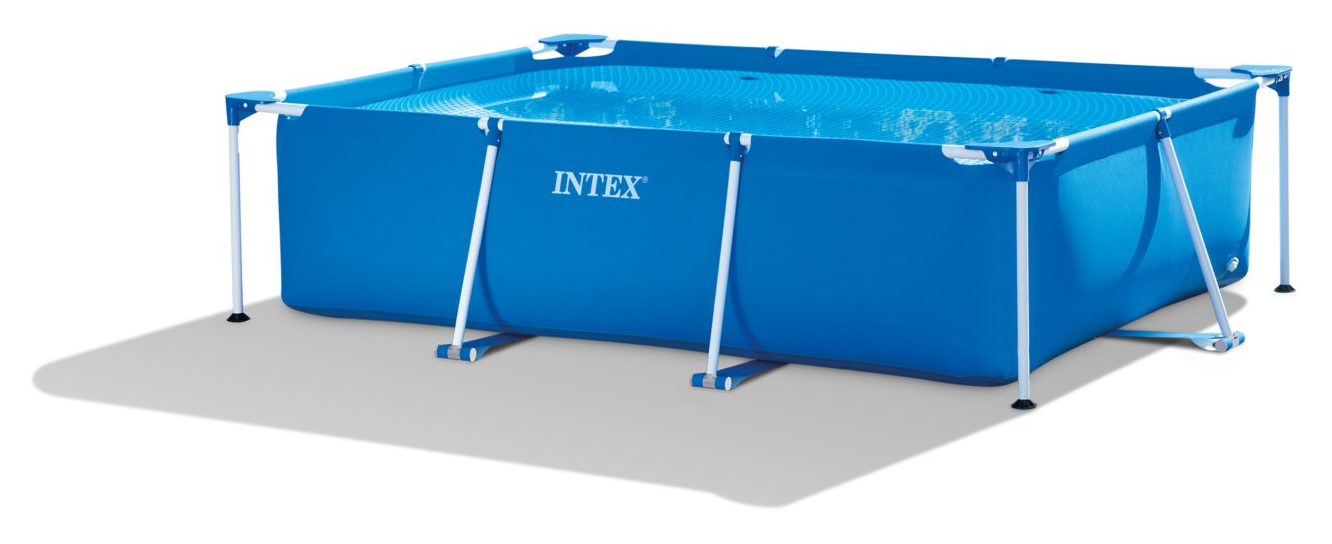 Image of INTEX PISCINA RECTANGULAR FRAMEQUADRATA BLU 220x150x60CM 28270 074