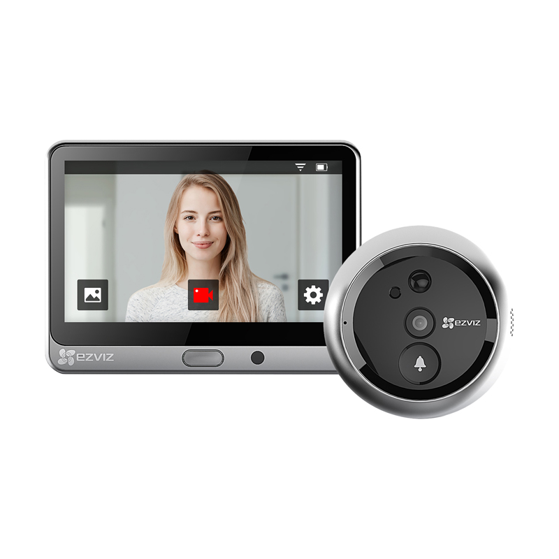 Image of EZVIZ DP2 - VIDEOSPIONCINO TOUCH WIRELESS 2K - DISPLAY TOUCH 4.3 - SENSORE INFRAROSSI PIR - AUDIO E VIDEO BIDIREZIONALE PIR H265 074