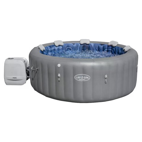 Image of Piscina idromassaggio Bestway 60075 LAY Z SPA Santorini Gonfiabile Gri 074