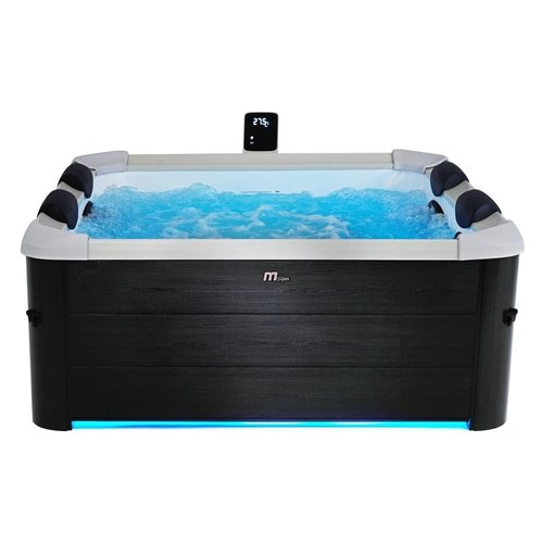 Image of Piscina idromassaggio Mspa F OS063W OSLO rigida con Wifi Noce scuro 074