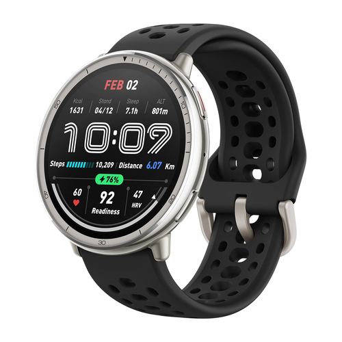 Image of Amazfit Active 2 3,35 cm (1.32) AMOLED Digitale 466 x 466 Pixel Touch screen Argento GPS (satellitare) 074