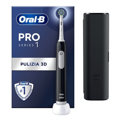 Image of Oral-B Pro 1 Cross Action Adulto Spazzolino rotante-oscillante Nero 074