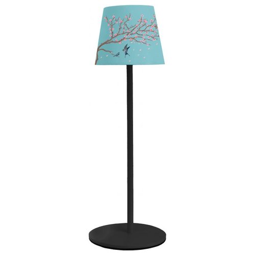 Image of Lampada tavolo New Majestic 120454 FL ALEA DUALAC FL Fiori pesco 074