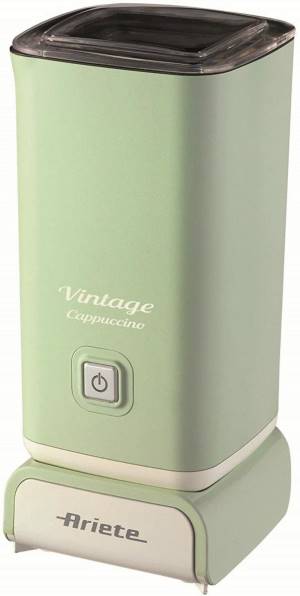 Image of Ariete Vintage 2878 Cappuccinatore - Montalatte a caldo e a frossodo - Cappuccino, cioccolata, infusi liofilizzati - 500 Watt - Verde