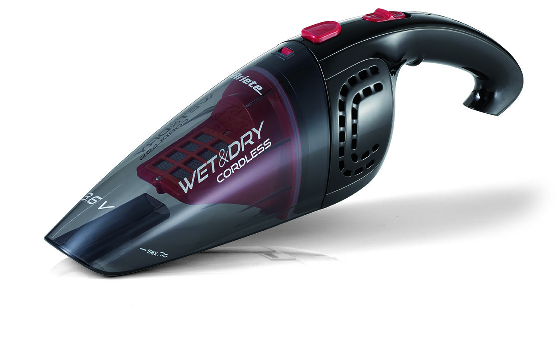 Image of Ariete 2474 Wet & Dry cordless - Aspirabriciole e liquidi senza fili - batteria ricaricabile - accessori inclusi - Viola e Nero 074