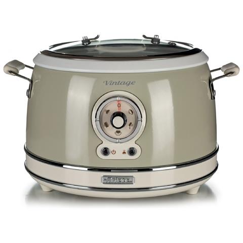 Image of Ariete 2904 Rice Cooker - Cuociriso Elettrico con bowl in ceramica - Sushi fatto in casa - Multicooker - Linea Vintage - 3,5 L - 650 W - Beige 074