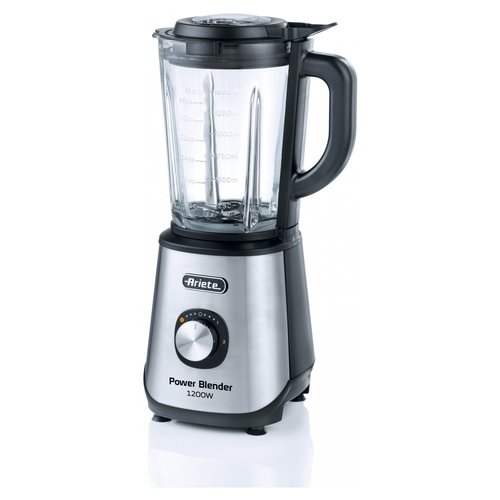 Image of Ariete 579 Power Blender 1200W, Frullatore, 1200W, 4 lame in acciaio inox, 2 velocità + Funzione Pulse, Capacità 1,5 L, Piedini antiscivolo, Coperchio superiore, Metal 074