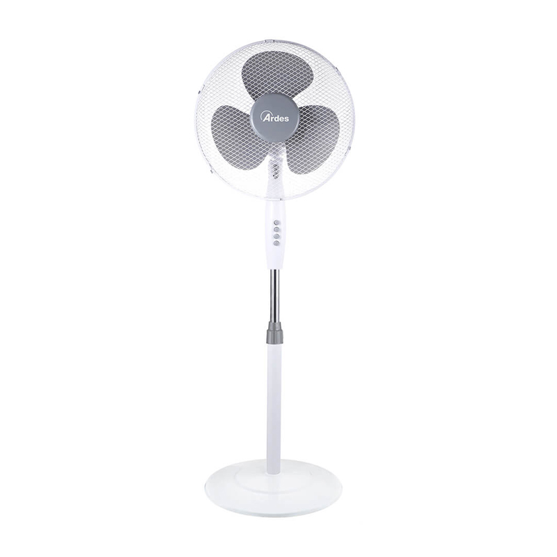 Image of ARDES BRISA (AR5BR41PB) - VENTILATORE A PIANTANA CON PALA COLORATA 40CM, 40W 3 VELOCITA BIANCO 074