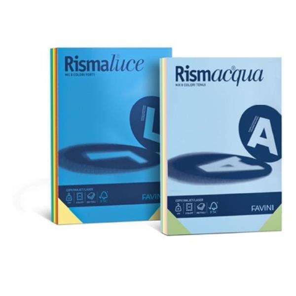 Image of RISMALUCE 200GR MIX 8COLORI A3 125F 074