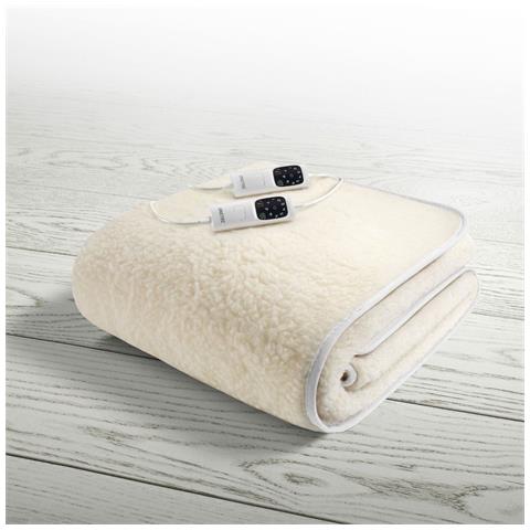 IMETEC COPERTA SCALDASONNO MATRIMONIALE 100% LANA E MERINO 150 x 160cm 150W  - Shopping.com