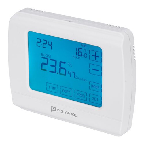 Image of Cronotermostato Poly Pool PP1467 Digital Touch screen Bianco 074