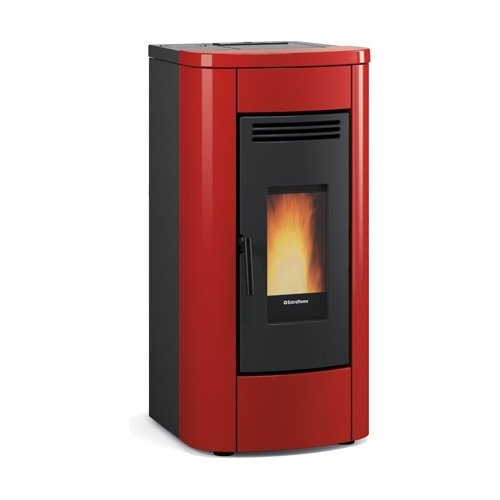 Image of Stufa pellet Extraflame 1286850 KLAUDIA PLUS 5.0 Bordeaux 074