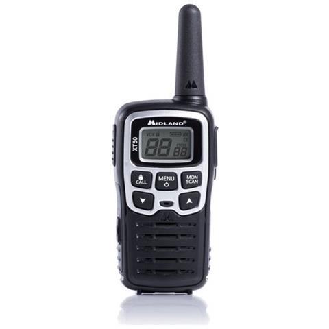 Image of Midland XT50 ricetrasmittente 24 canali 446.00625 - 446.0937 MHz Nero, Grigio 074