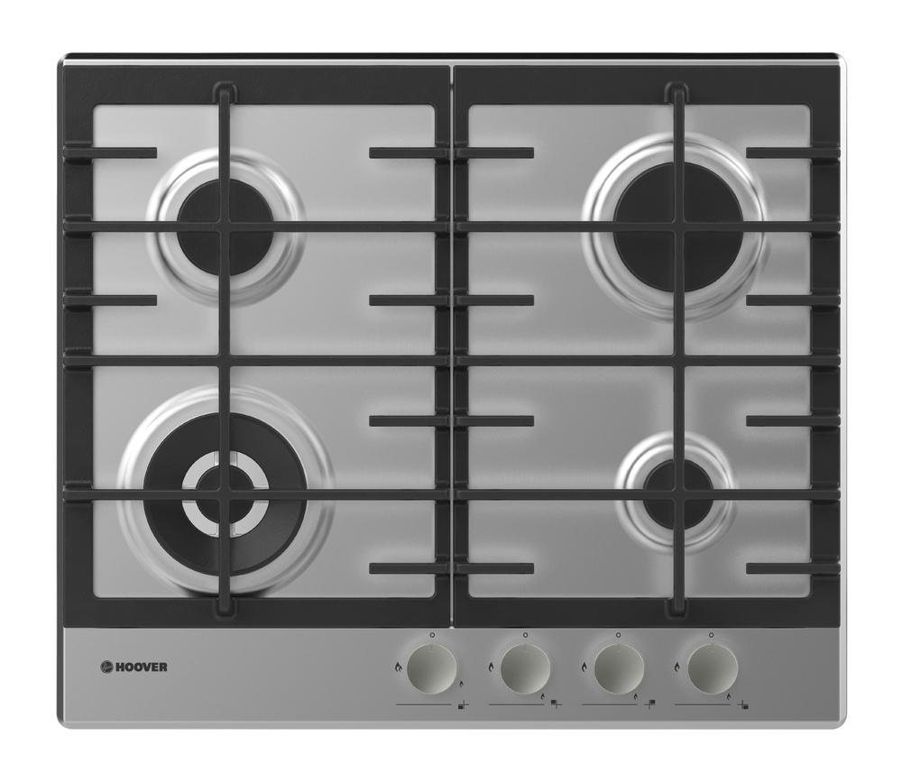 Image of Hoover H-HOB 300 GAS HHG6BF4MX Acciaio inox Da incasso 60 cm 4 Fornello(i) 074